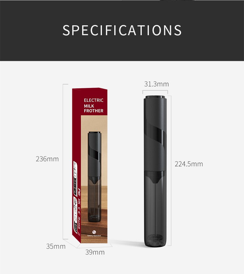 Kitchen Powerful Stirrer Milk Frother Handheld Foam Maker for Lattes Whisk Drink Mixer Coffee Electric Rechargable Egg Beater