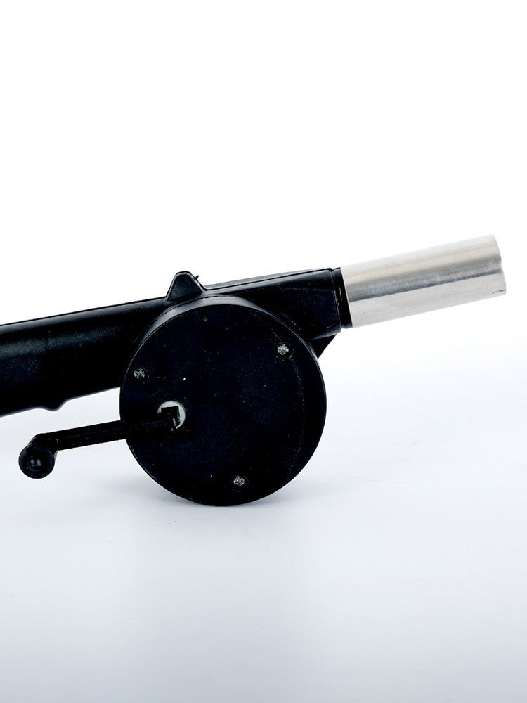 Barbecue Blower Small Manual Blower Combustion Aid Hand Cranked Hair Dryer Outdoor Barbecue Hair Dryer Barbecue Utensils