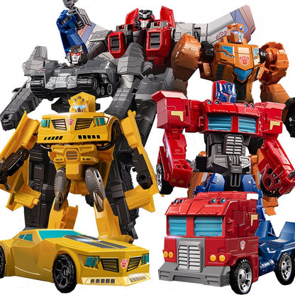 WEIJIANG NOVO 20CM Transformação Anime Boneco de Ação Brinquedos de Filme Plástico ABS Robô Carro Avião Tanque Legal Modelo Presente para Meninos
