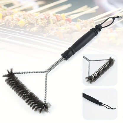 Barbecue Grill BBQ Brush Clean Tool Grill Accessories Stainless Steel Bristles Non-stick Cleaning Brushes Barbecue Accessories