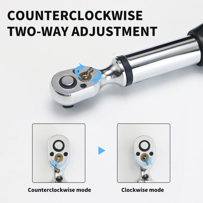 Chave de Torque Digital Shahe de 1/2'' Conjunto Eletrônico com Buzzer e LED Chaves de Torque Eletrônicas Ajustáveis Ferramenta para Reparo Automotivo