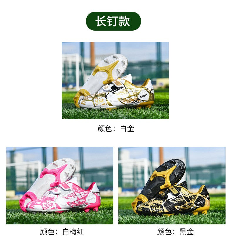 New Kids Football Boots Non Slip Professional Fast Children Football Shoes Original Boys Soccer Shoes Indoor Match Ultralight