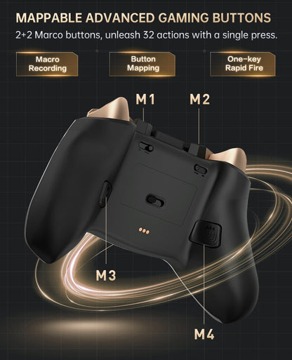 MACHENIKE G5Pro V2 Tri Mode Gaming Controller Optical Trigger ABXY Button Hot-Swappable Joystick 4K Resolution For Switch PC