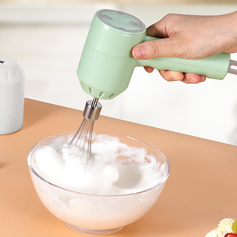 Mini Mixer Elétrico Portátil Sem Fio 3 Velocidades Liquidificador de Mão de Alta Potência Batedor de Massa Batedor de Ovos Ferramentas de Cozinha para Confeitaria