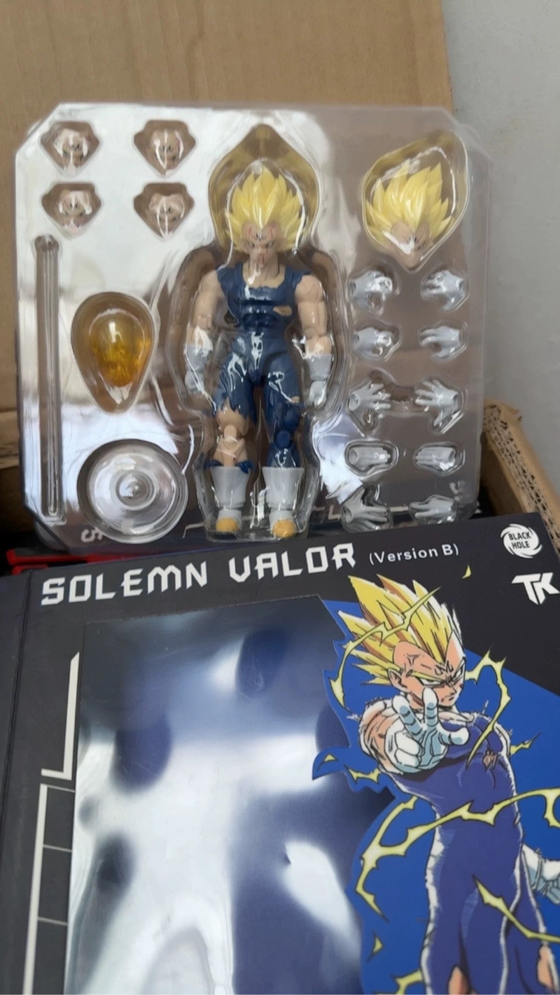 Black Hole Toys & TK Dragon Ball SHF Super Saiyan SSJ Majin Vegeta Battle Damage Full Power Anime Action Figures Models toys