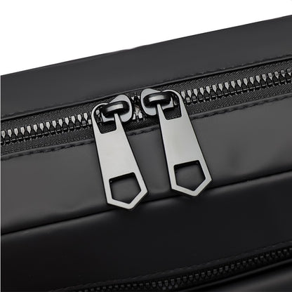 Basic style of men's shoulder bag, suitable for daily commuting - adjustable strap, Mailman bag - business leisure shoulder bag