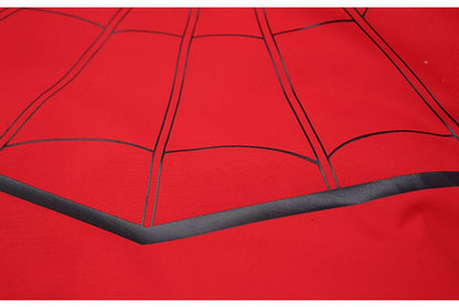 Anime Marvel Homem-Aranha fofo criativo desenho animado padrão inverno novo jaqueta acolchoada de algodão com capuz de comprimento médio reversível quente e espessa