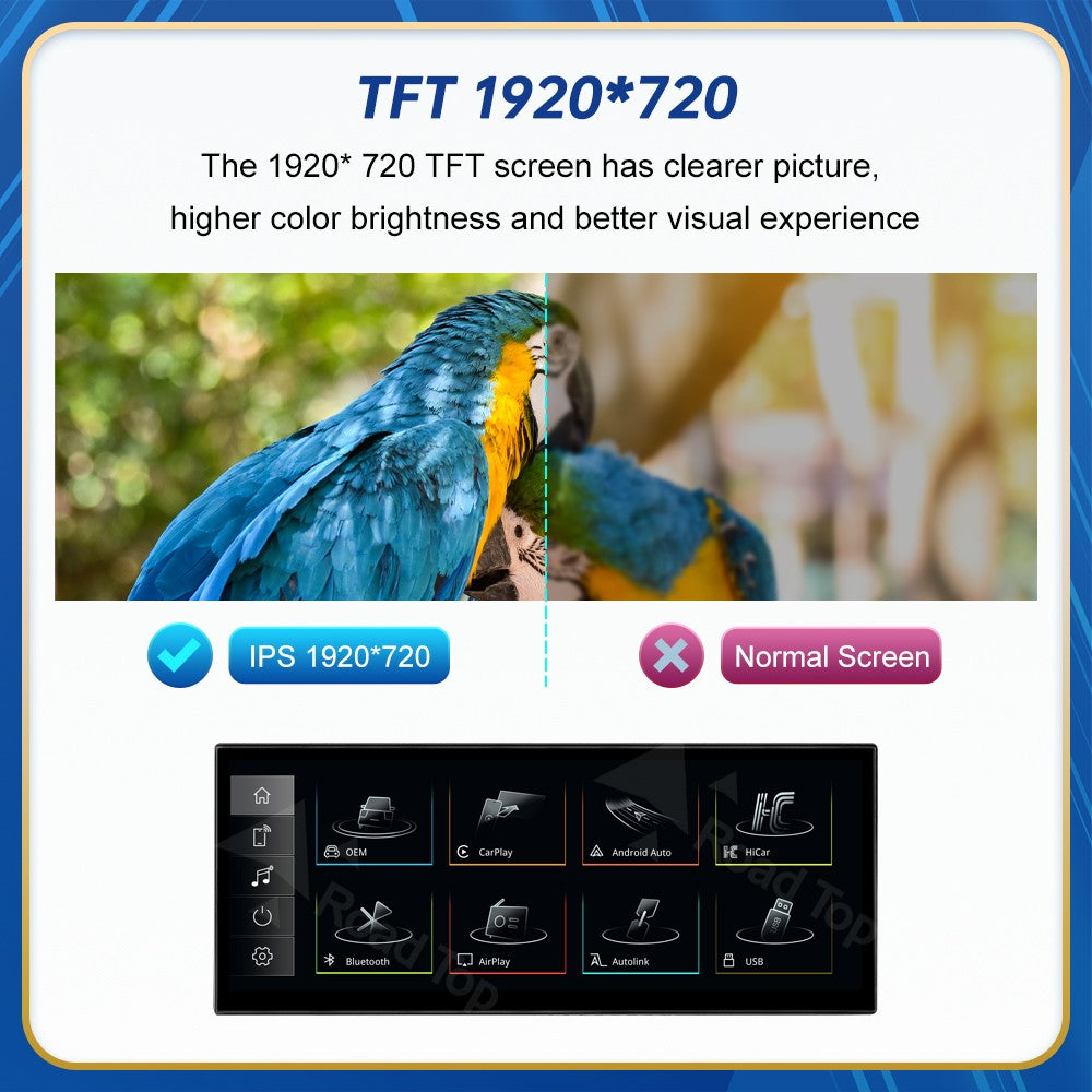 12.3'' Touch Display For Audi A3 S3 2014-2019 Road Top 12.3 Inch Multimedia Player Andriod Auto Link GPS Carplay Screen Car Play