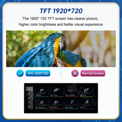 12.3'' Touch Display For Audi A3 S3 2014-2019 Road Top 12.3 Inch Multimedia Player Andriod Auto Link GPS Carplay Screen Car Play