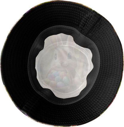 Easter Eggs 4 Bucket Hat for Women Men Summer Travel Beach Sun Cap Easter Hat Outdoor Fisherman Hat Unisex