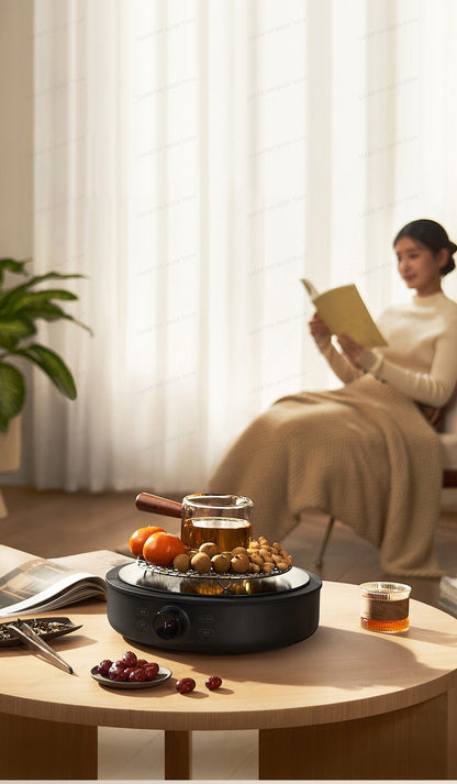 XIAOMI MIJIA Electric Ceramic Cooktop,10?Level Power With Child Safety Lock,Timer,2200W Induction Cooker,CN Version With Adapter