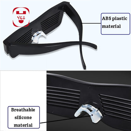 App Control Bluetooth Led Party Glasses Customized Languages USB Charge Flashing  Luminous Eyewear Christmas Concert Sunglasses