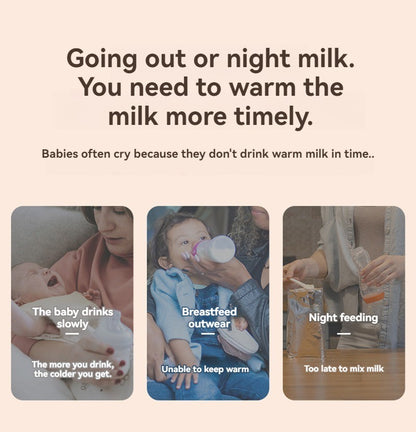 New Portable Heating Constant Temperature Bottle Insulation Sleeve Baby Bottle Insulation Warmer Winter Children's Product