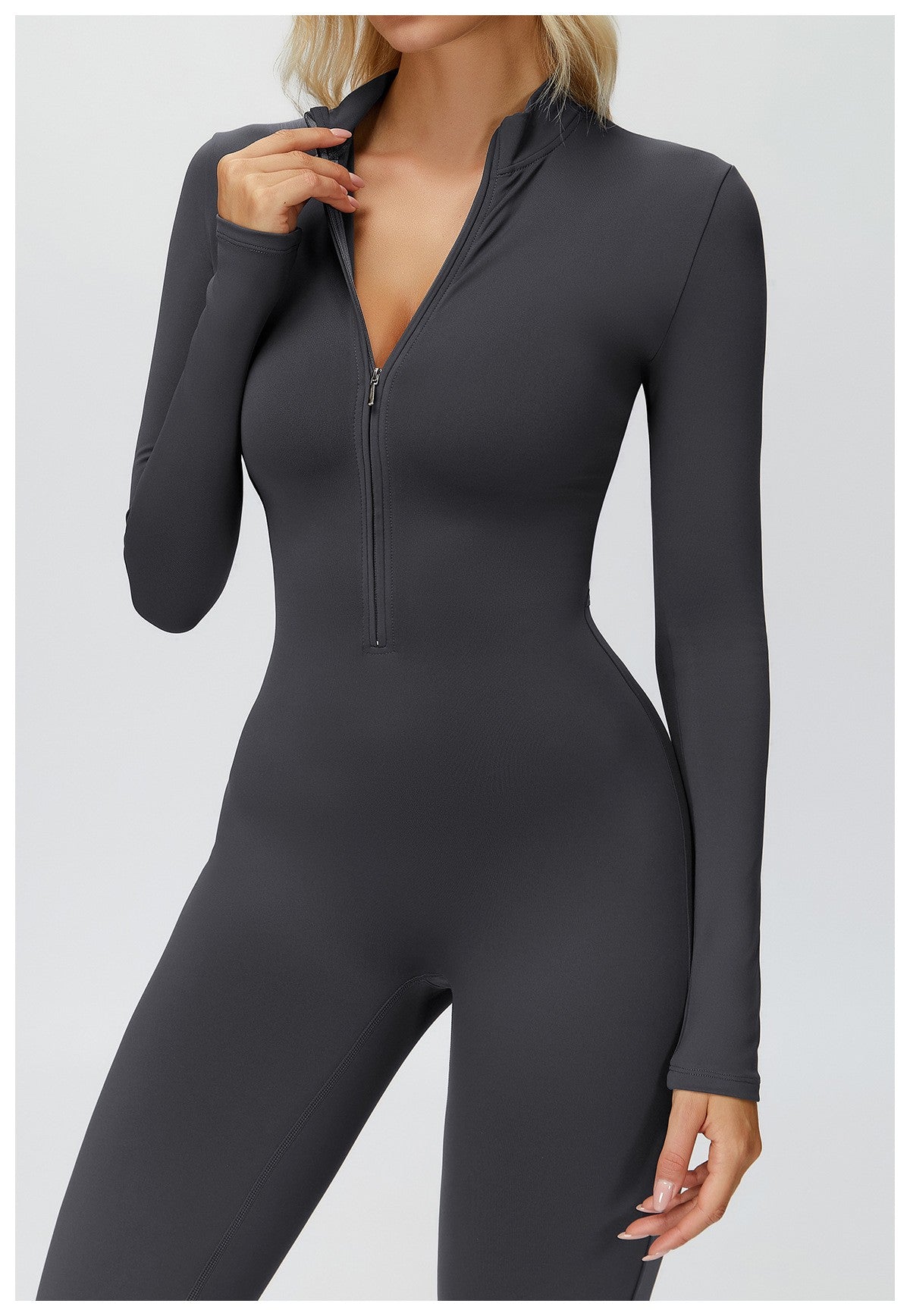 Women Long Sleeves Gym Suit Women Yoga Clothing Sportswear Sports Jumpsuit Female Workout Bodysuits Fitness One-Piece Suit