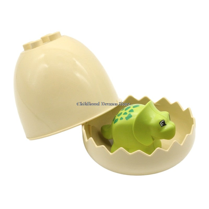 Grandes Blocos de Montar Animais Acessórios Compatíveis com Conjuntos de Tijolos de Zoo Dinossauro Criatividade Brinquedos DIY para Crianças Presente