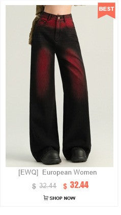 [EWQ] Wool Fox Fur Sleeve Women Coat Elegant Clothing Autumn 2025 Winter Double-sided Jacket Big Size Wine Red Overcoats 16O2751