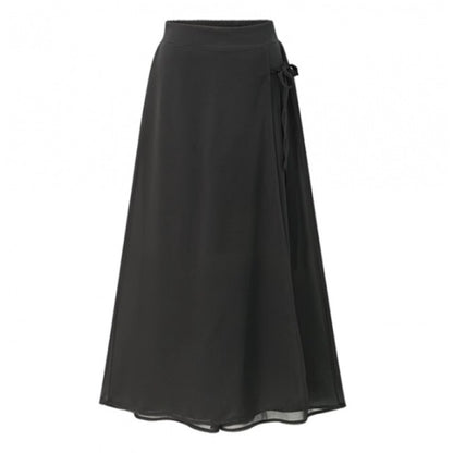 Women's Large Size Fat MM Summer Chiffon Culottes Cropped Pants Skirt Loose Fit Fashion by