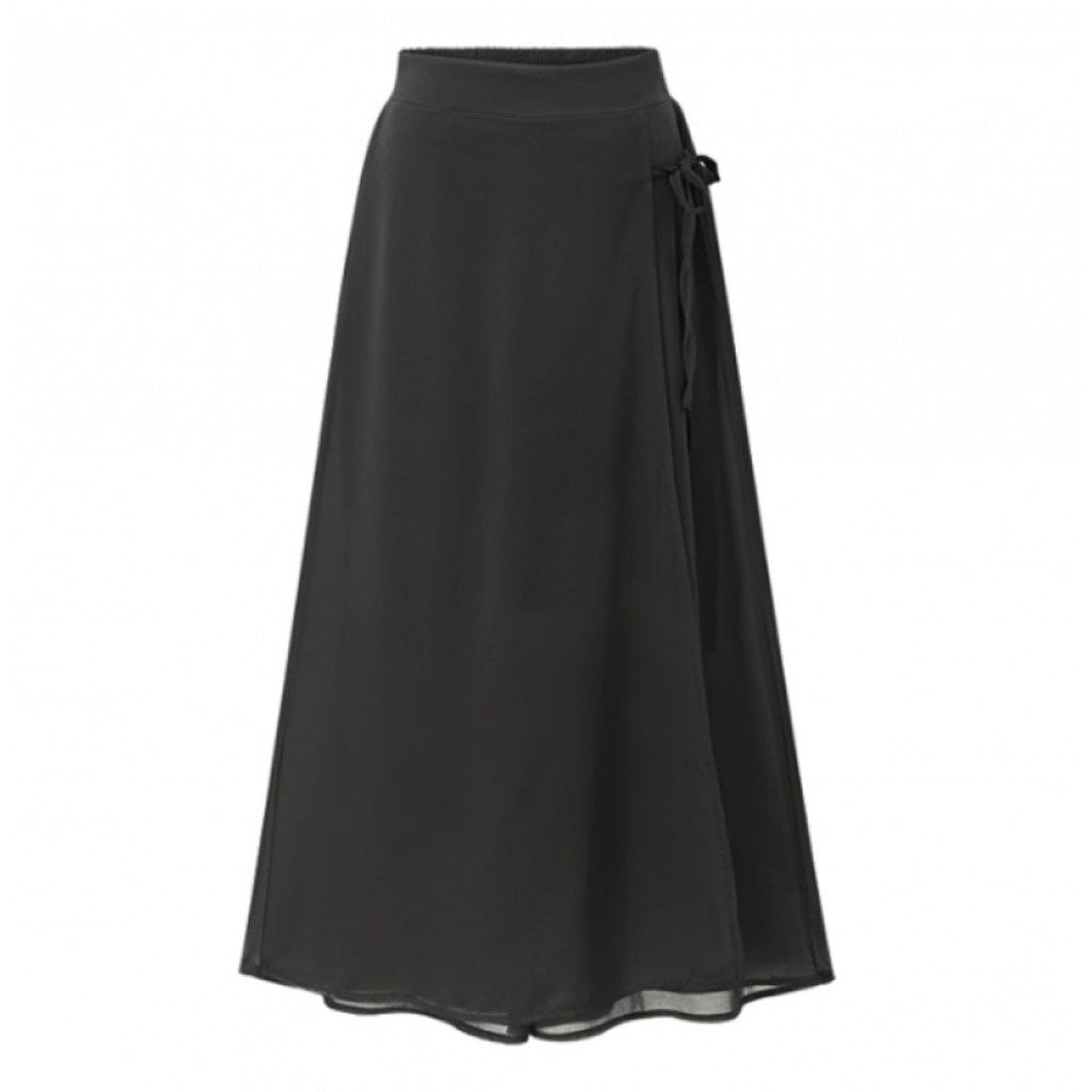 Women's Large Size Fat MM Summer Chiffon Culottes Cropped Pants Skirt Loose Fit Fashion by