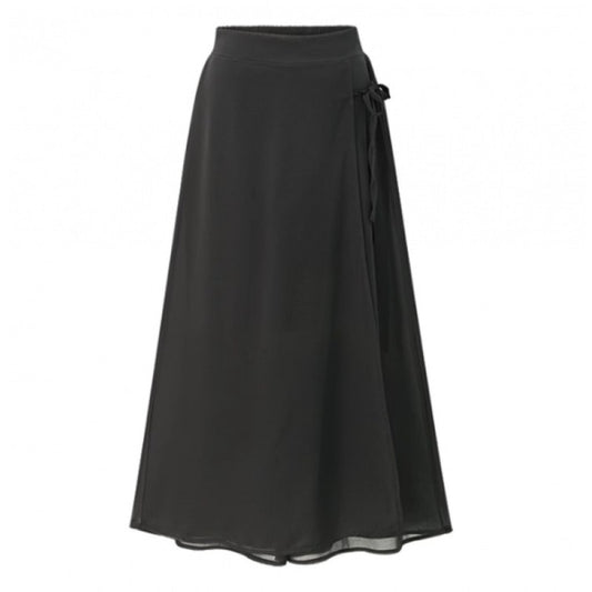 Women's Large Size Fat MM Summer Chiffon Culottes Cropped Pants Skirt Loose Fit Fashion by