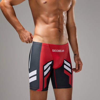 SEOBEAN Men's Low-Waist Boxer Shorts Swimming Trunks Hot Spring Pants Men's Swimsuit Comfortable Briefs Water Sports Gear