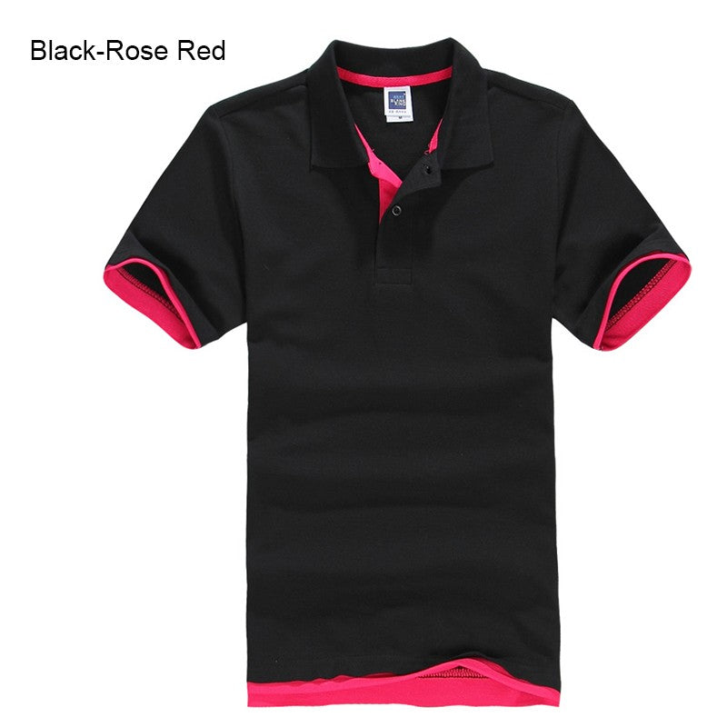 URSPORTTECH Men's Polo Shirt For Men Desiger Polos Men Cotton Short Sleeve shirt Clothes jerseys golftennis Plus Size XS- XXXL