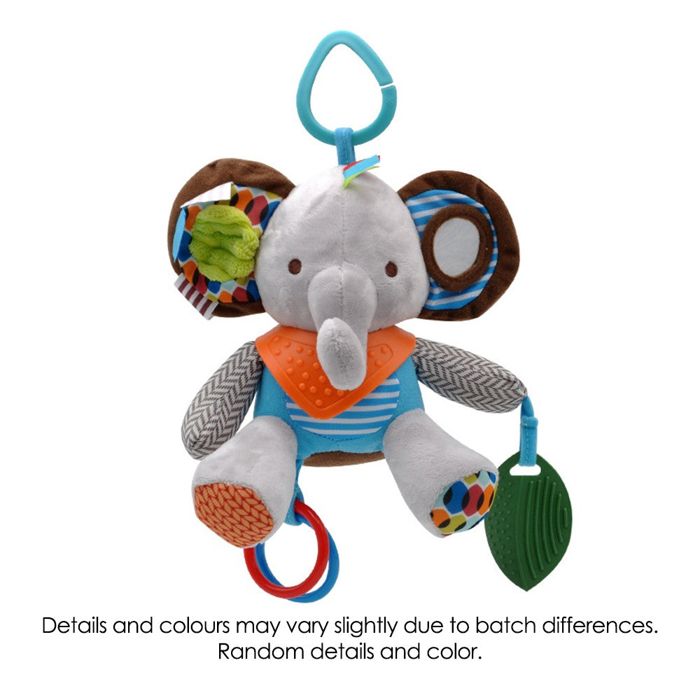 Brinquedos Montessori para Bebês, Bonecas de Pelúcia Macias Kawaii, Brinquedos de Carrinho de Bebê, Pingentes de Animais para Meninos e Meninas Recém-Nascidos, Presente de Aniversário para Crianças Pequenas