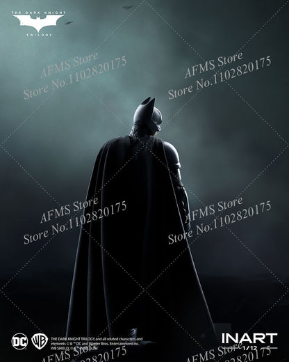 INART 1/12 Boneco Soldado Masculino Batman Christian Bale O Cavaleiro das Trevas Ressurge Herói da Luta Eterna Figura de Ação de 6 Polegadas para Coleção