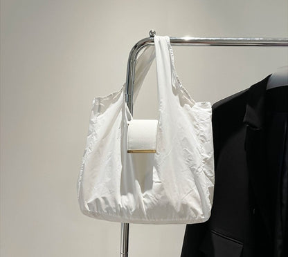 1PCS PU Polyester High Quality Hanging Bag for Shopping Large Capacity Foldable Portable Shopping Bag,Storage bag