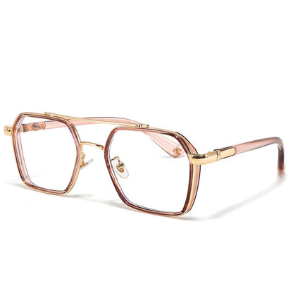 MIZHO Filtering Protect Eyesight Anti Blue Light Glasses Men Ultra light weight Blocking Glare Tony Stark Glasses Frame iron Man