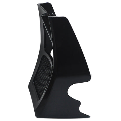 Carenagem de Moto Spoilers Dianteiros Capa de Radiador Queixo para Harley Road King Electra Street Glide FLHR FLTRX 17-2025 Preto Brilhante