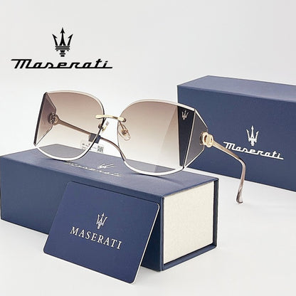 Óculos de sol de luxo MASERATI para ciclismo, proteção UV400, com escudo anti-reflexo 10783