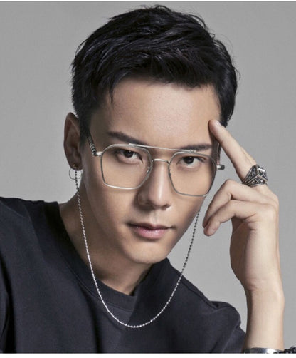 MIZHO Filtering Protect Eyesight Anti Blue Light Glasses Men Ultra light weight Blocking Glare Tony Stark Glasses Frame iron Man