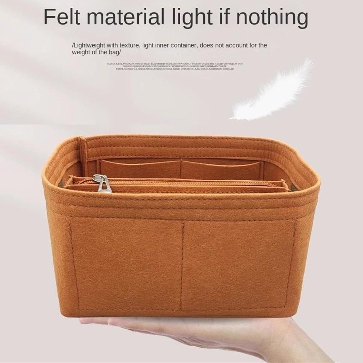 Bag Organizer Liner Storage Bag Bag Storage Insert Portable Makeup Bag for Hermes Picotin18/22