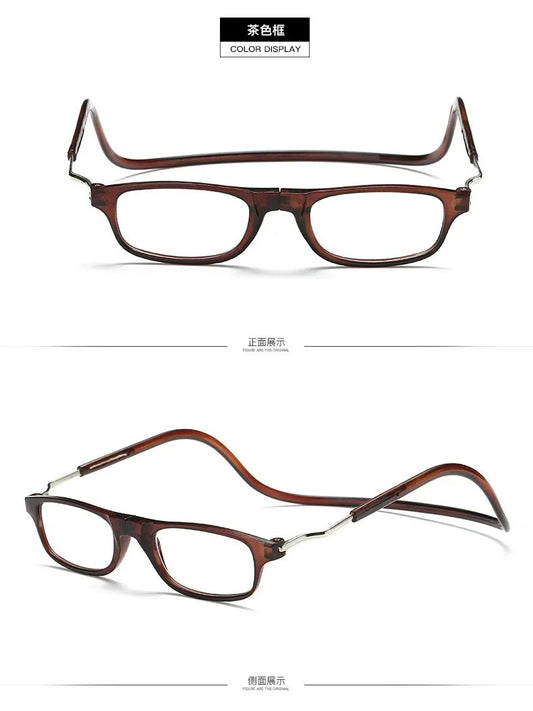 New Ultralight Reading Glasses Menr Reading Glasses Hanging Stretch Women Anti-fatigue Presbyopia Unise Glasses Diopter +1.0+4.0