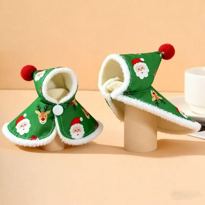 Calopsita Roupas de Natal Espessa e Quente Capa para Pássaros Capa de Natal à Prova de Vento Suprimentos para Papagaios Produtos para Animais de Estimação ????? 1pcs