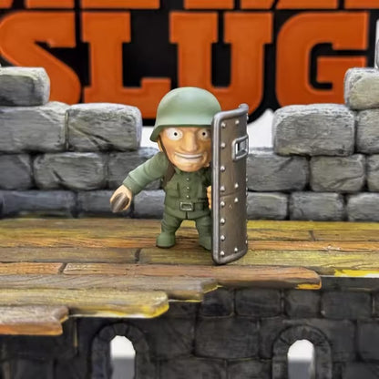 Novo 1/35 Jogo de Computador Metal Slug Tanque Batalha Cena Heróis Inimigo Cativo Mini Pintado Bonito Coleção Montar Brinquedos de Modelo