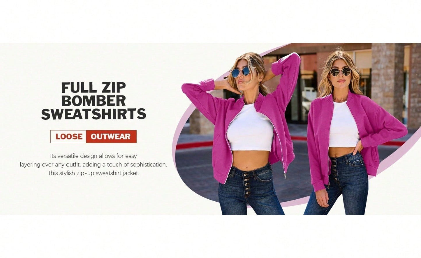 Fisoew women's Quilted Zip Up Jacket Oversized Long Sleeve Party Coat Warm Slim Fit