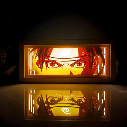 Anime Cartoon series paper-cut light room bedroom night light atmosphere light remote control colorful light box