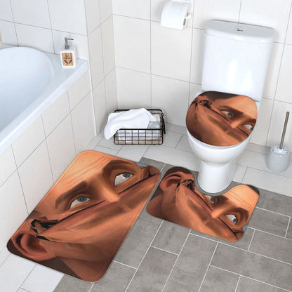Team Fortress 2 TF2 3 Pcs Bath Mat Bathroom Set Toilet Lid Cover Home Decor Non-Slip Carpet Floor Rug