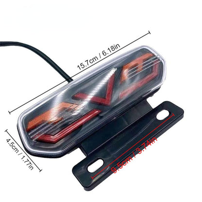 1 Peça Luzes Traseiras LED para Moto 12V Freio Lanterna Traseira Sinal de Parada Pisca-Pisca Indicador de Direção