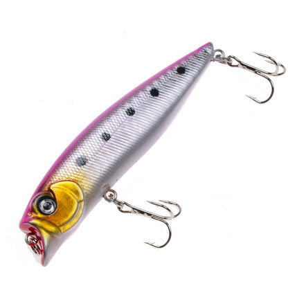 POETRYYI 1pc Isca de Pesca Artificial Popper 9cm/11g Popper de Superfície 17 Cores Isca Rígida Wobblers de Plástico Acessórios de Pesca