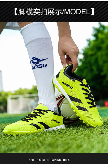 Men Original Football Shoes Professional Fast Soccer Shoes Society Cleats Low Cut Football Field Boots Sneaker Non-Slip Match