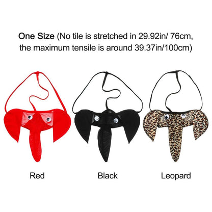 Men's Sexy Elephant Lingerie G-string Male T-back Thongs Bulge Pouch Underwear Men's Clothing