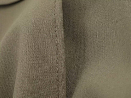 HH Woman Autumn Pleat Hem Pilot Jacket Solid Turn-Down Collar Zipper Single-Breasted Woman Fashion Long-Sleeved Pockets Coat