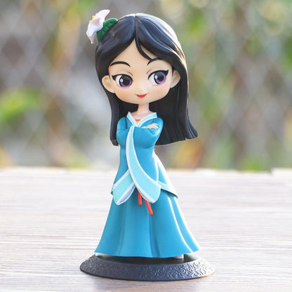Princesa Disney Ariel Rapunzel Cinderela Sereia Anna Elsa Bela Sofia Branca de Neve Mulan A Pequena Sereia Bonecos Brinquedos Presente Infantil