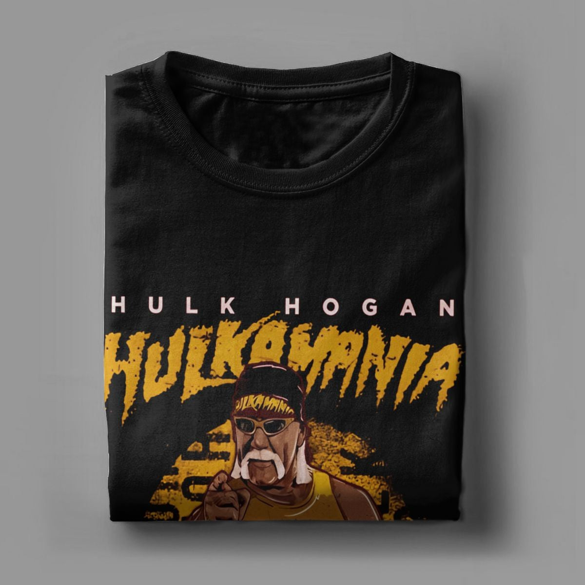 Funny Hulk Hogan Hulkamania T-Shirts Men Crew Neck Pure Cotton T Shirts Whatcha Gonna Do Brother Short Sleeve Tee Printing Tops