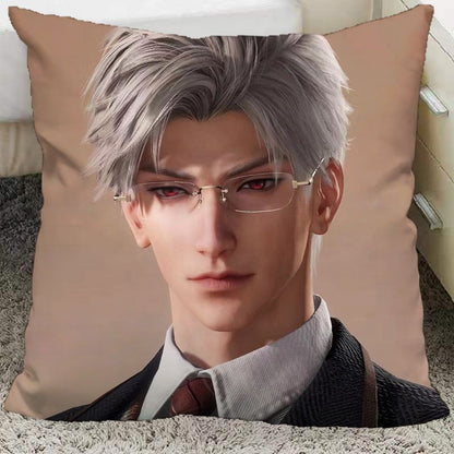 Game Love and Deepspace Sylus Pillow and Pillowcase Double Sided Pattern Throw Pillows 40x40cm