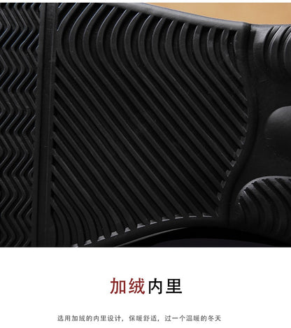 Trendy Silver Winter Boots Man High top Sneakers Outdoor Warm Plush Men's Snow Boots Platform Furry Ankle Boots Men Casual Boot