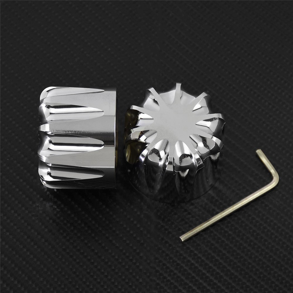 Tampa de Porca do Eixo Dianteiro de Motocicleta 29mm para Harley Sportster XL883 1200 Touring Wide Glide Dyna Fat Bob Softail Dyna VRSC