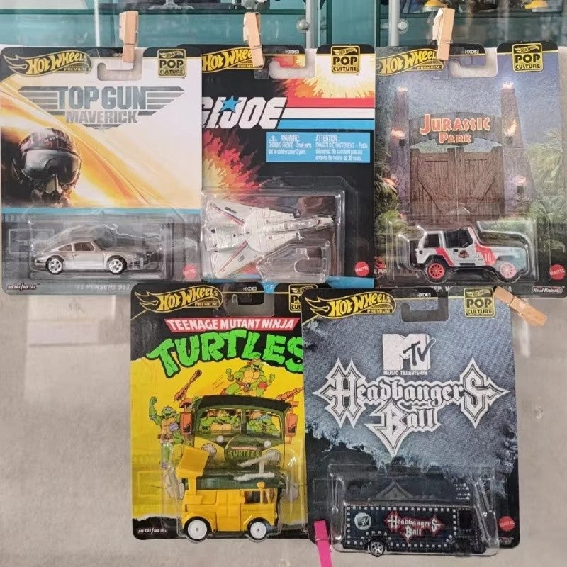 Hot Wheels Genuíno Hxd63 Coleção Pop Culture Stranger Things Godzilla De Volta Para O Futuro Forza Matrix Carros De Brinquedo Presentes